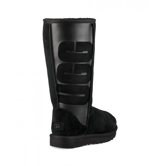UGG - CLASSIC TALL RUBBER 1096471 AW19 BLK - Mujer - Maskezapatos