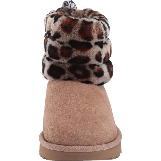 UGG - W Fluff Mini Quilted Leopard 1105358 AMP - Mujer - Maskezapatos