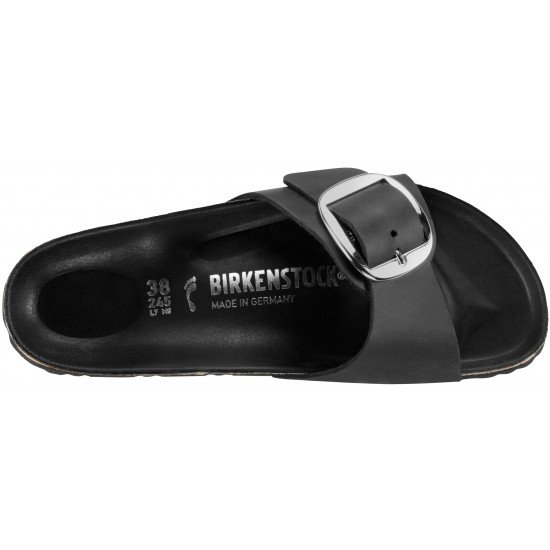 Birkenstock Madrid Big Buckle LEOI Black HEX 1006523 - Mujer - Maskezapatos