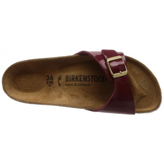 Birkenstock Madrid BF Patent Bordeaux 1013082 - Mujer - Maskezapatos