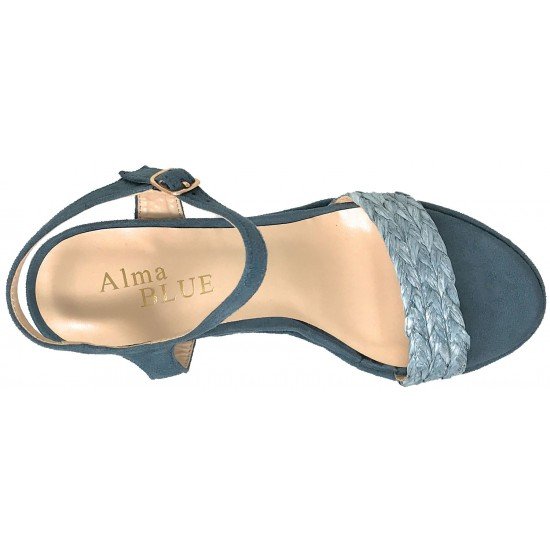 Alma Blue V19BL107 Rafia Jeans - Mujer - Maskezapatos