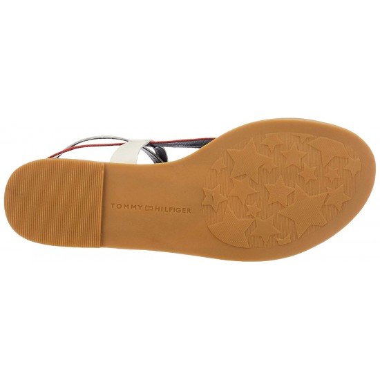 Tommy Hilfiger Iconic Flat Strappy Sandal FW0FW04023 020 - Mujer - Maskezapatos
