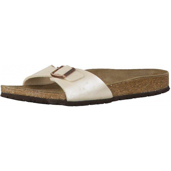 Birkenstock Madrid BS Graceful Pearl White 0940153 - Mujer - Maskezapatos
