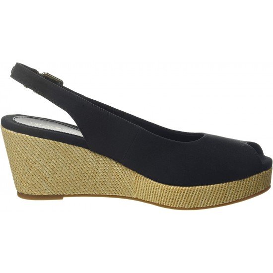 Tommy Hilfiger Iconic Elba Sling Back Wedge FW0FW04788 BDS - Mujer - Maskezapatos
