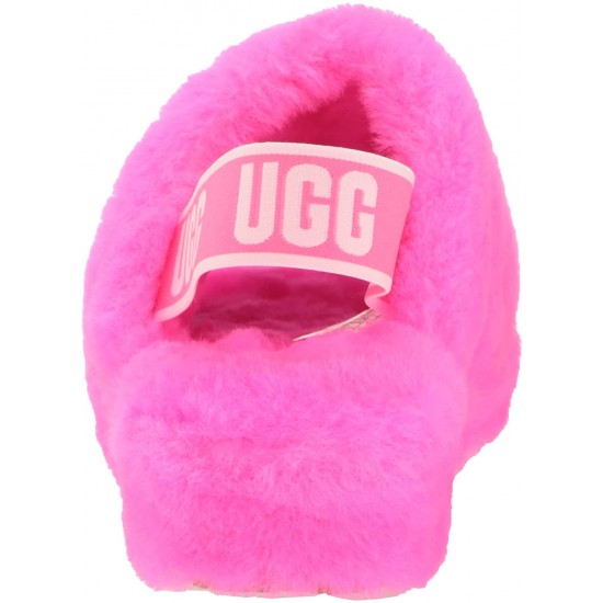 UGG - W Fluf Yeah Slide 1095119 Taffy Pink - Mujer - Maskezapatos