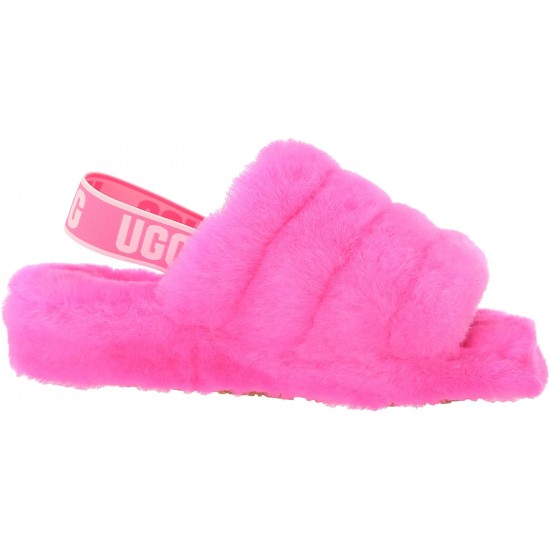 UGG - W Fluf Yeah Slide 1095119 Taffy Pink - Mujer - Maskezapatos