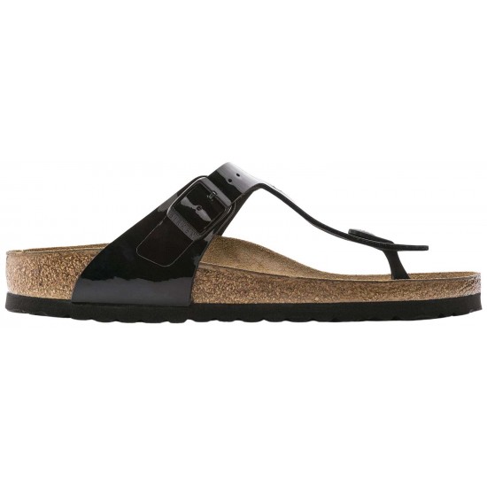 Birkenstock Gizeh BF Patent Black 43663 - Mujer - Maskezapatos