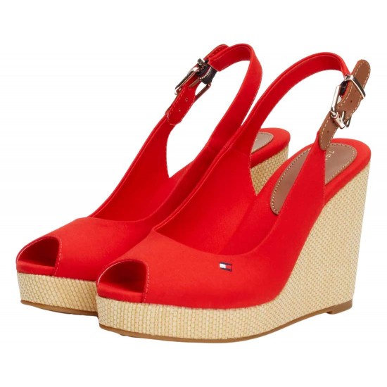 Tommy Hilfiger Iconic Elena Sling Back Wedge FW0FW04789XND - Mujer - Maskezapatos