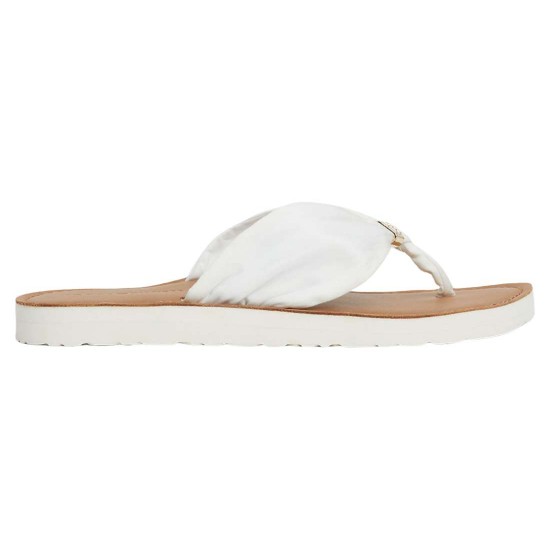 Tommy Hilfiger Chanclas planas con tiras fruncidas Elevated FW0FW06985YBL - Mujer - Maskezapatos