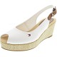 Tommy Hilfiger Iconic Elba Sling Back Wedge FW0FW04788YBL - Mujer - Maskezapatos